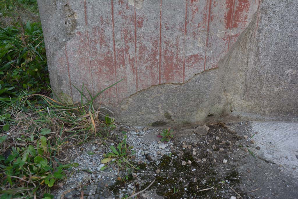 VI 15 5 Pompeii. March 2019. Tablinum 7, lower south wall pilaster at east end.
Foto Annette Haug, ERC Grant 681269 DÉCOR.