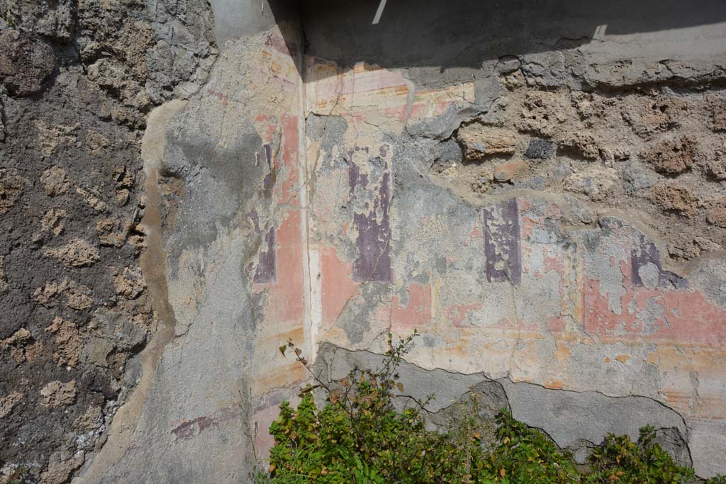 VI 15 5 Pompeii. March 2019. Cubiculum 14, north-east corner.
Foto Annette Haug, ERC Grant 681269 DÉCOR.