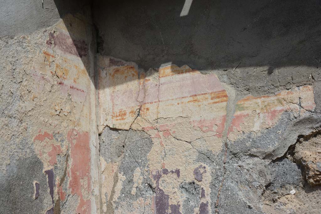 VI 15 5 Pompeii. March 2019. Cubiculum 14, upper north-east corner.
Foto Annette Haug, ERC Grant 681269 DÉCOR.