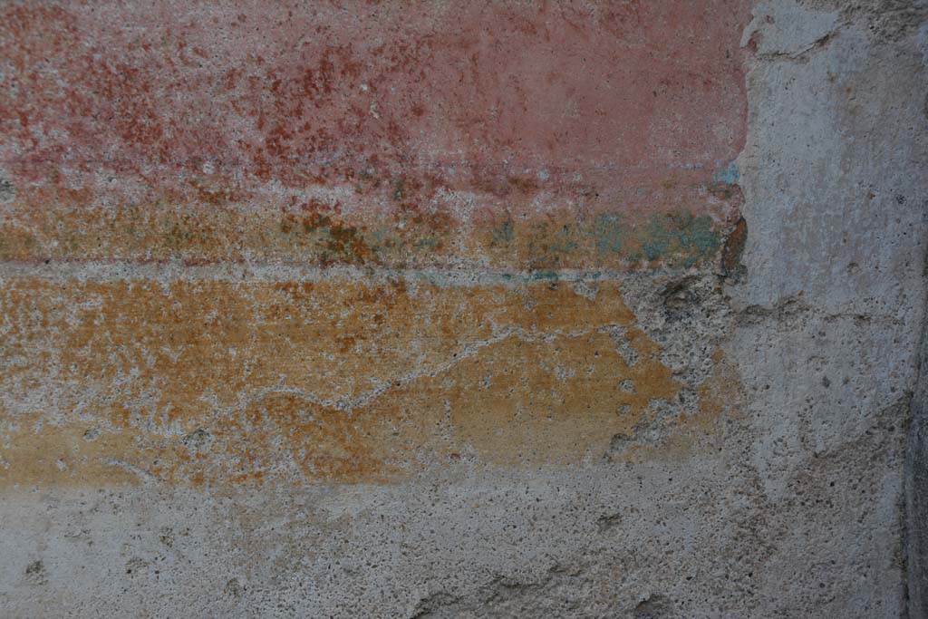 VI 15 5 Pompeii. March 2019. Cubiculum 14, detail from east wall in south-east corner
Foto Annette Haug, ERC Grant 681269 DÉCOR.