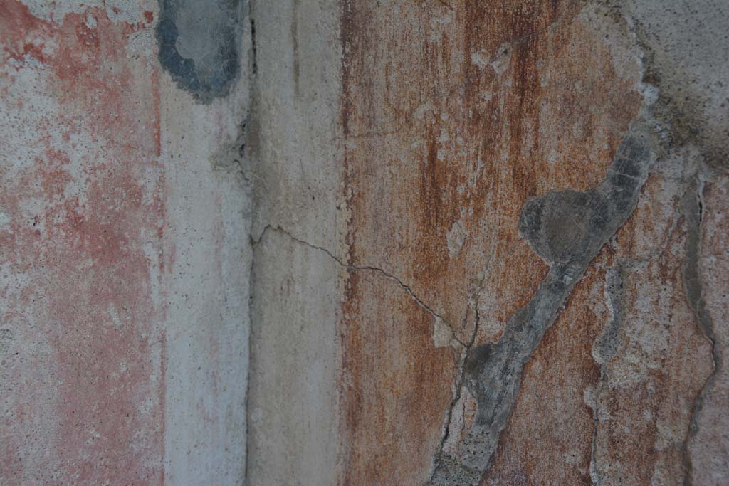 VI 15 5 Pompeii. March 2019. Cubiculum 14, detail from south-east corner.
Foto Annette Haug, ERC Grant 681269 DÉCOR.