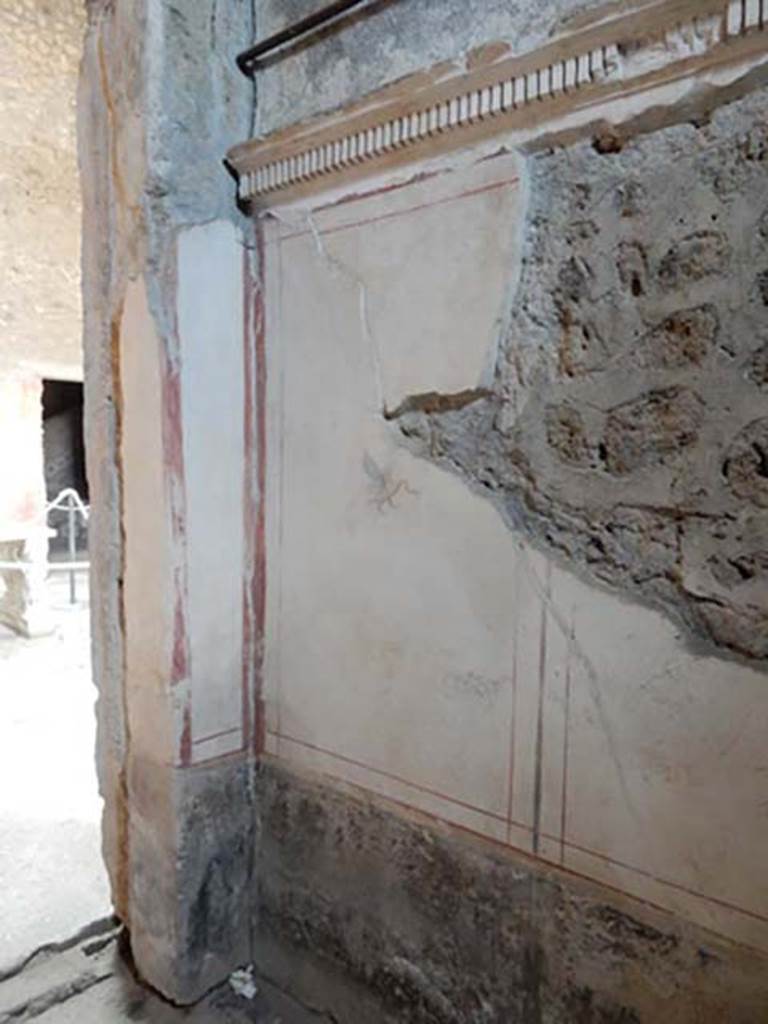 VI.15.8 Pompeii. May 2015. North-west corner of cubiculum. Photo courtesy of Buzz Ferebee.