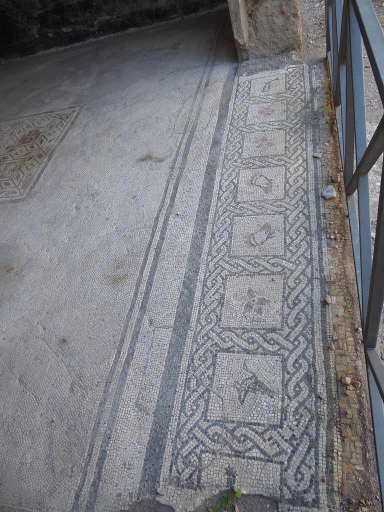 VI.16.7 Pompeii. September 2015. Tablinum E, mosaic threshold of doorway from atrium B.
Foto Annette Haug, ERC Grant 681269 DÉCOR.