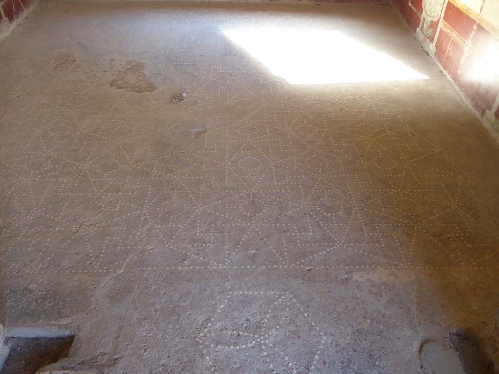 VI.16.7 Pompeii. September 2015. Room Q, looking west across flooring.
Foto Annette Haug, ERC Grant 681269 DÉCOR.