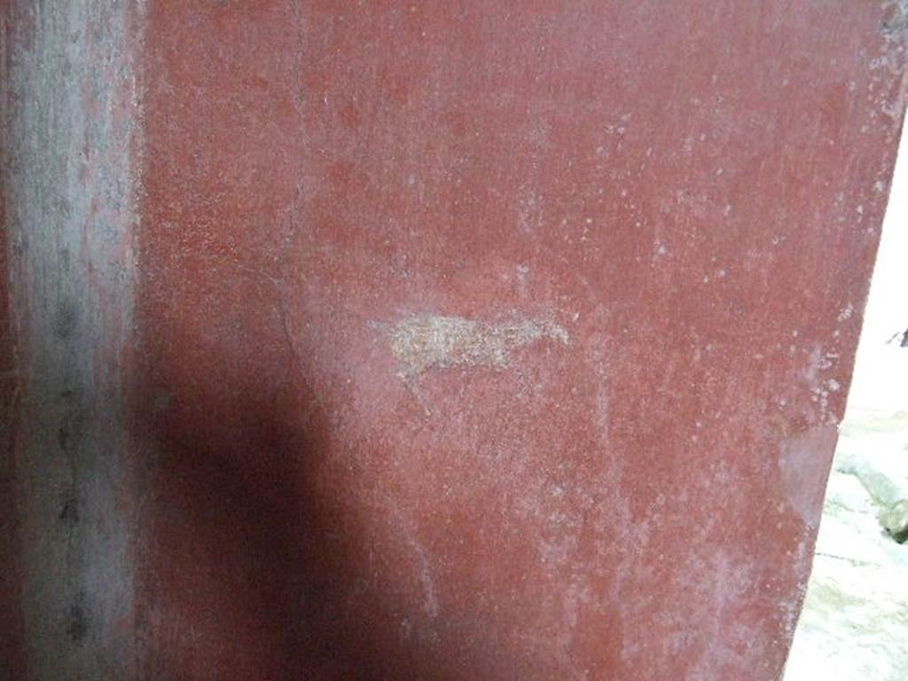 VI.16.15 Pompeii. December 2006. Room F, painting of animal on north wall of pilaster in north-west corner.