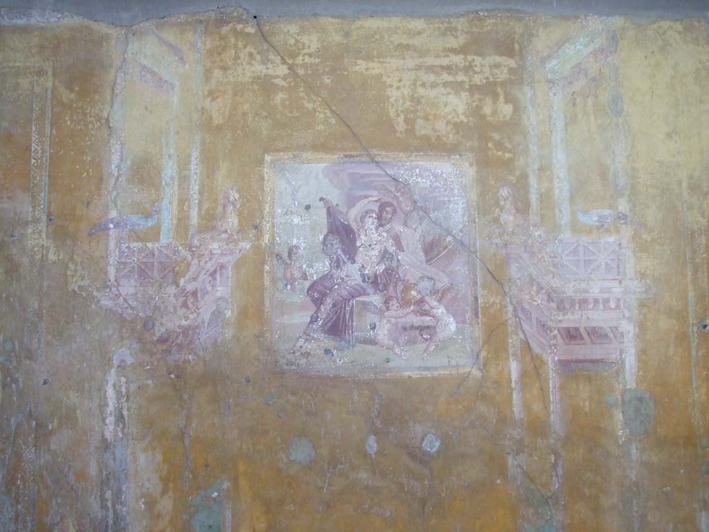 VI.16.15 Pompeii. December 2006. North wall of room G.
