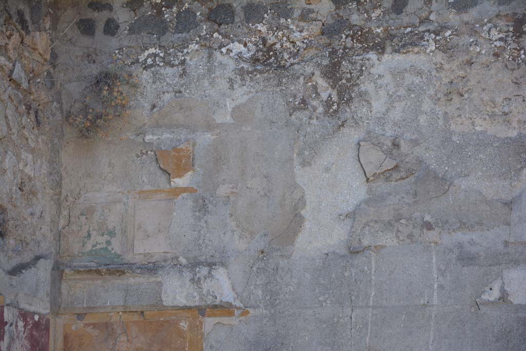 VI.16.19 Pompeii. July 2017. Room J, detail from upper south wall. 
Foto Annette Haug, ERC Grant 681269 DÉCOR.