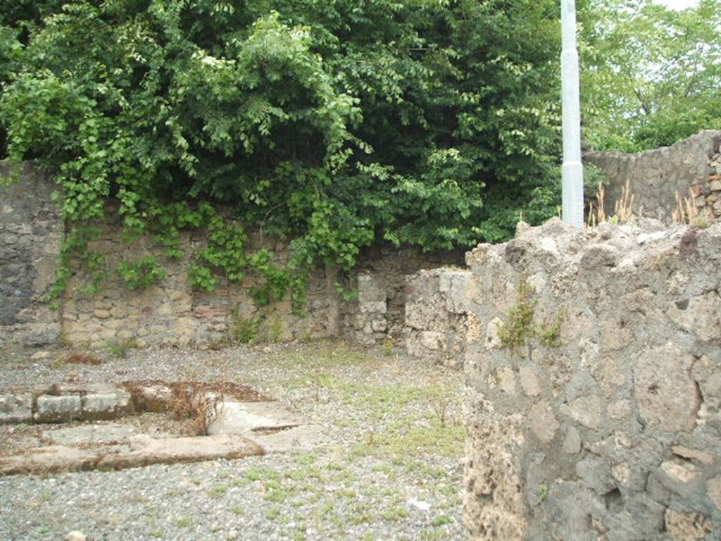 VI.17.16 Pompeii. May 2005. Looking towards north-west corner of atrium.
