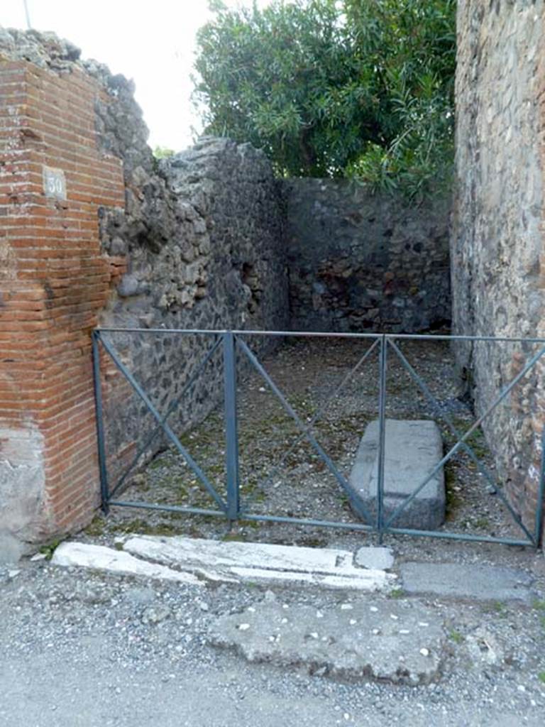 VI.17.30 Pompeii. May 2011. Looking towards south wall and south-west corner. Photo courtesy of Michael Binns.