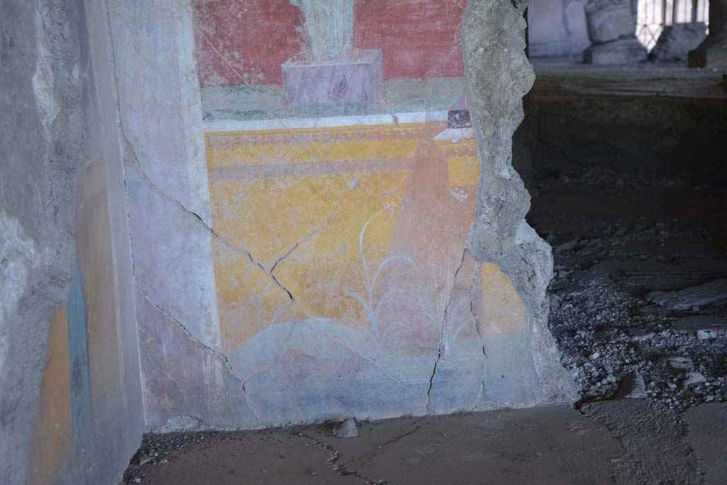 VI.17.41 Pompeii. September 2019. Cubiculum 17, detail from lower east wall at north end.
Foto Annette Haug, ERC Grant 681269 DÉCOR.