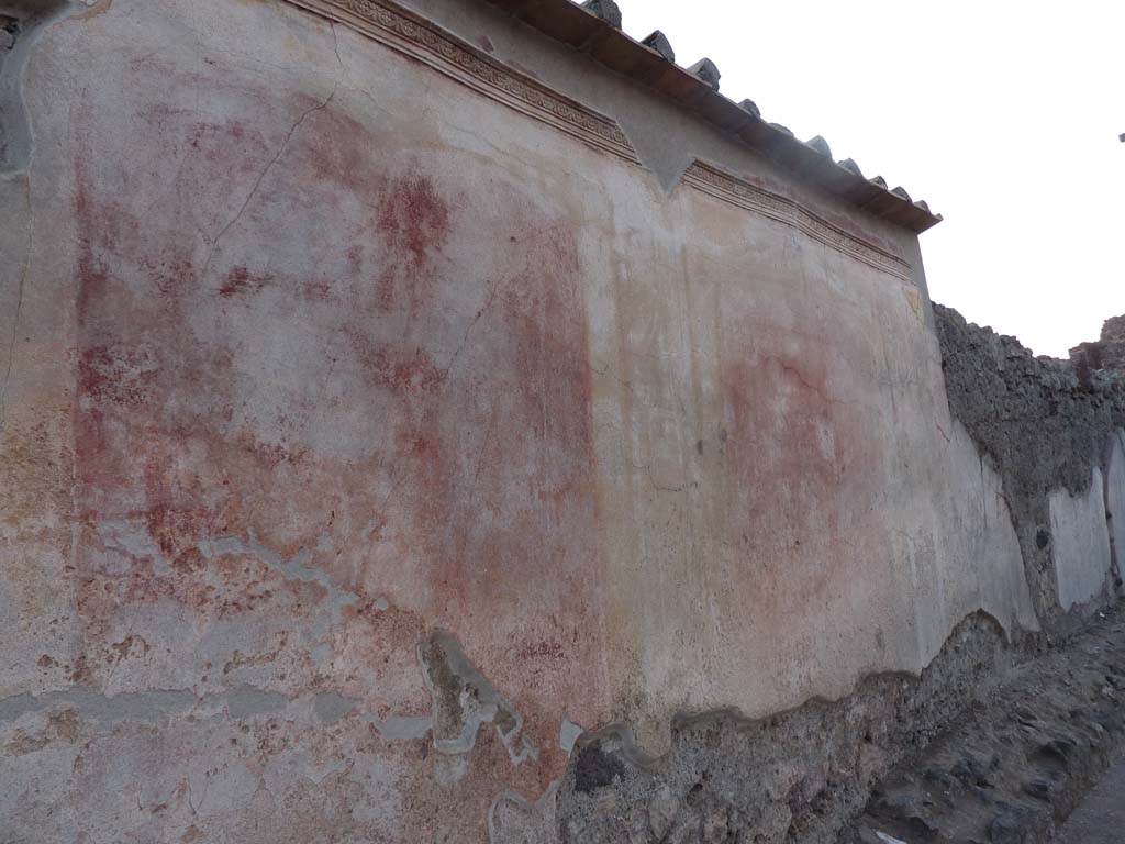 VII.1.8 Pompeii. October 2014. South portico B, decorative painted plaster from south wall. 
Foto Annette Haug, ERC Grant 681269 DÉCOR