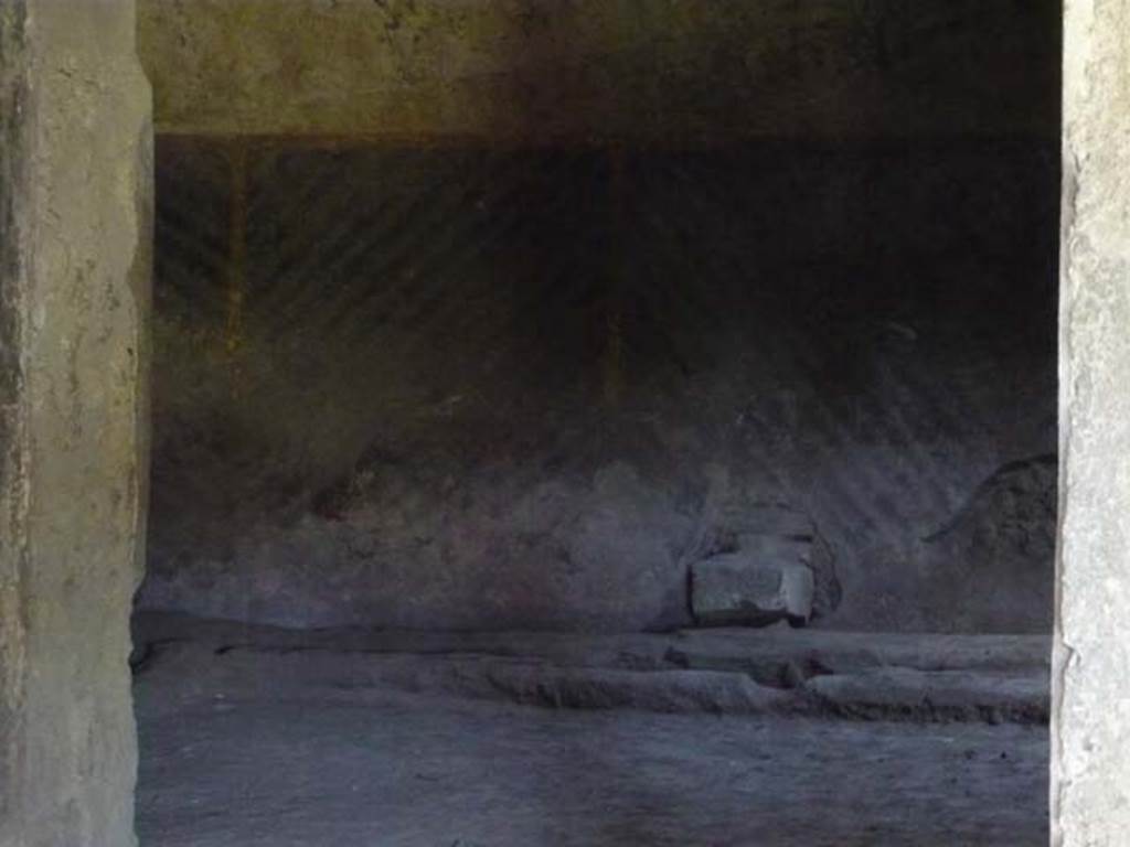 VII.1.8 Pompeii. May 2012. Looking towards north wall of Latrine O. Photo courtesy of Buzz Ferebee.