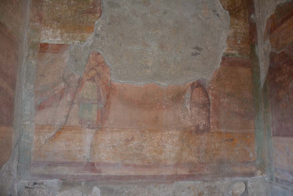 VII.1.40 Pompeii. September 2019. Oecus 12, detail from west wall.
Foto Annette Haug, ERC Grant 681269 DÉCOR.