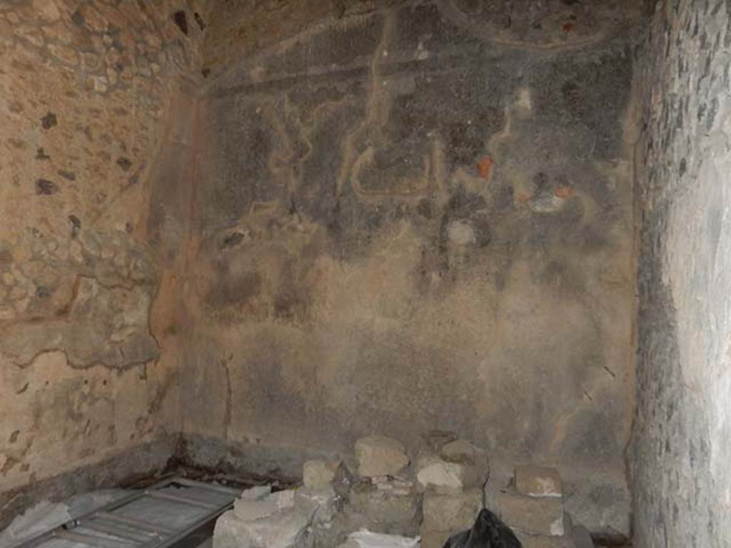 VII.1.47 Pompeii. May 2017. Interior painted plaster of small room 22.  Photo courtesy of Buzz Ferebee.