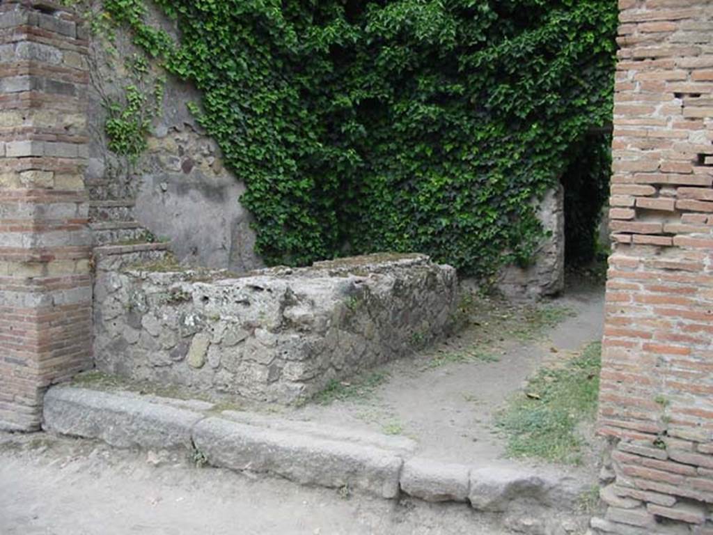 VII.2.15 Pompeii. May 2003. Looking south-west towards entrance. Photo courtesy of Nicolas Monteix.