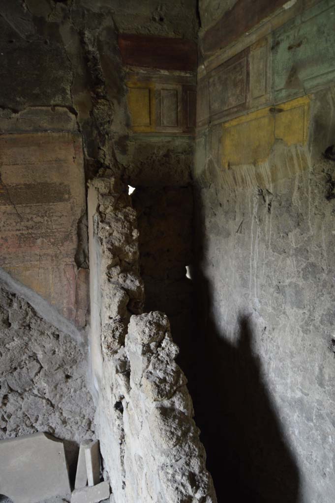 VII.2.16 Pompeii. October 2017. Room 21, north-west corner, detail of cupboard/recess.
Foto Taylor Lauritsen, ERC Grant 681269 DÉCOR.