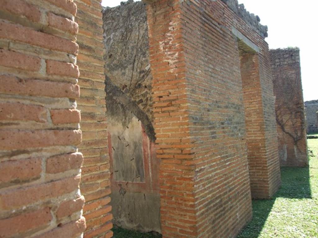 VII.2.18 Pompeii. March 2009. Doorway to room 3, cubiculum, and east side of atrium, with doorways to room 4 and ala.