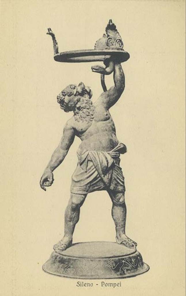 VII.2.20 Pompeii. Found 21st May 1864. Old undated postcard by G. Sommer e Figlio.
Photo courtesy of Rick Bauer.