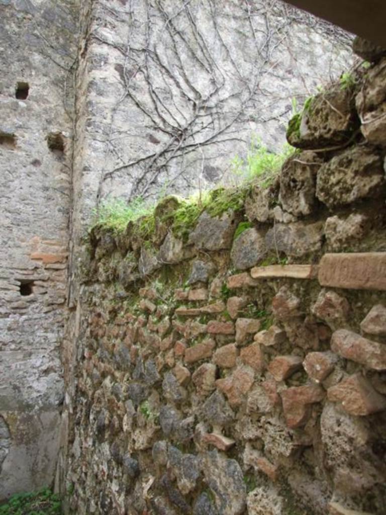 VII.3.4 Pompeii. March 2009.  West wall of Kitchen.