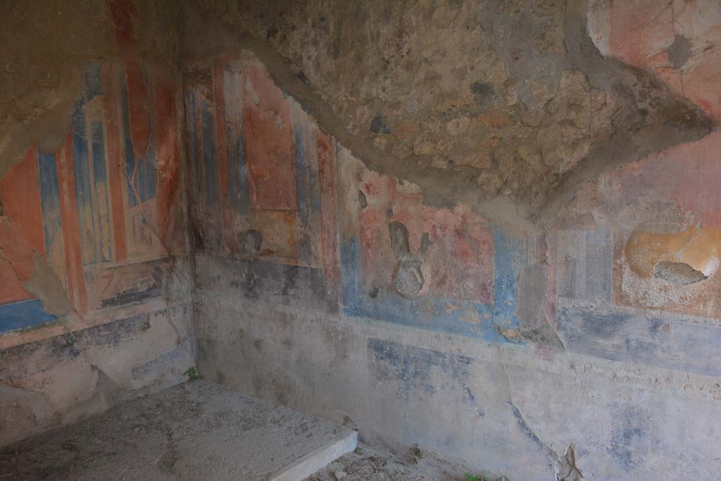 VII.3.29 Pompeii. October 2019. Cubiculum 10, north-east corner.
Foto Annette Haug, ERC Grant 681269 DÉCOR.