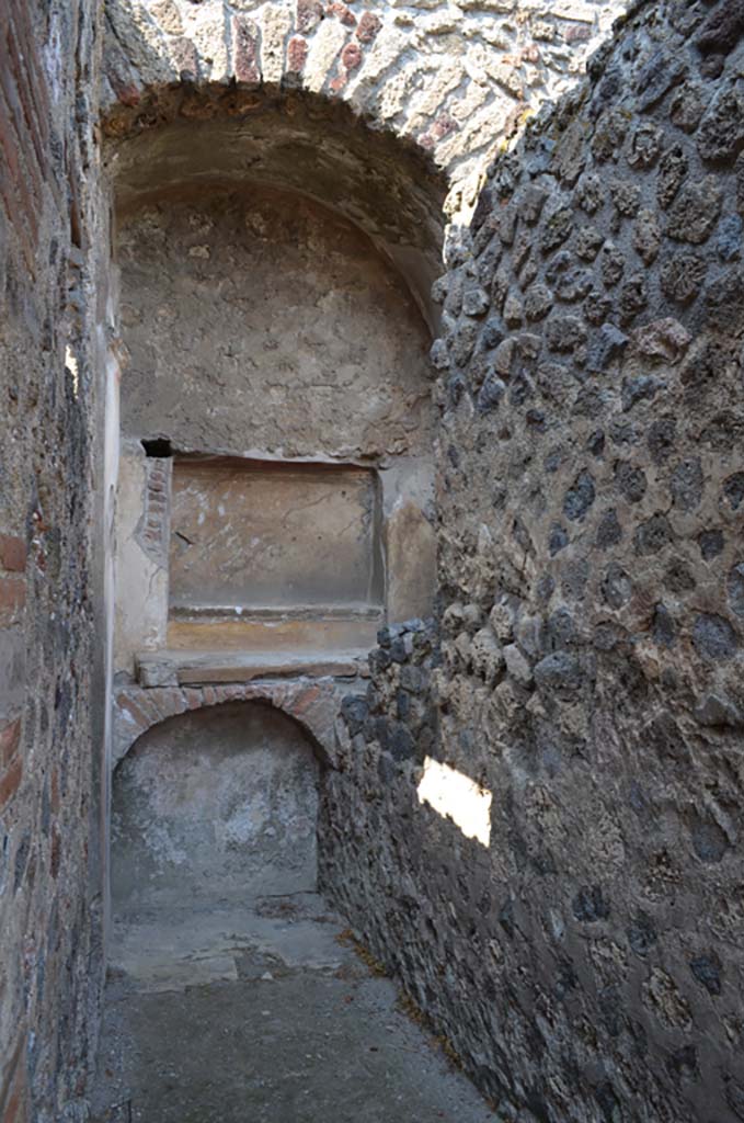 VII.4.31/51 Pompeii. September 2019. Room 39, looking west towards lararium niches.
Foto Annette Haug, ERC Grant 681269 DÉCOR.