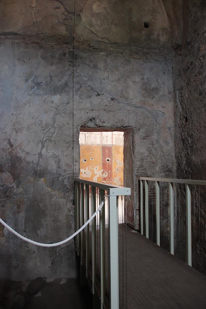 VII.5.8 Pompeii. October 2024. 
Caldarium (50), doorway into Tepidarium (49). Photo courtesy of Klaus Heese.