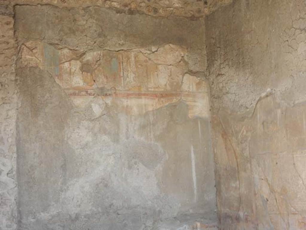 VII.7.5, Pompeii. May 2018. Exedra (u), looking towards north wall and north-east corner, on right. 
Photo courtesy of Buzz Ferebee.