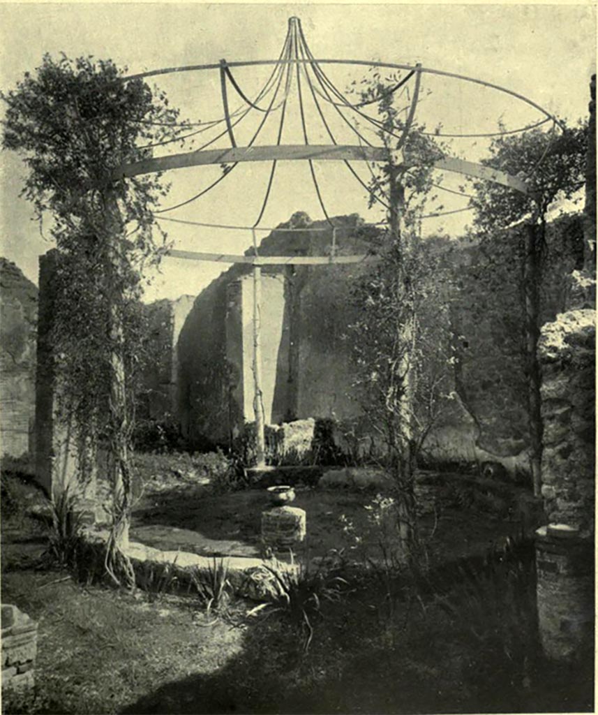 VII.7.16 Pompeii. Looking across the Aviary towards the south-east corner.
See Van Buren, A. W. 1932. Further Pompeian Studies in Memoirs of American Academy in Rome, vol.10, 1932, Pl.1,3. (p.10-13 below).