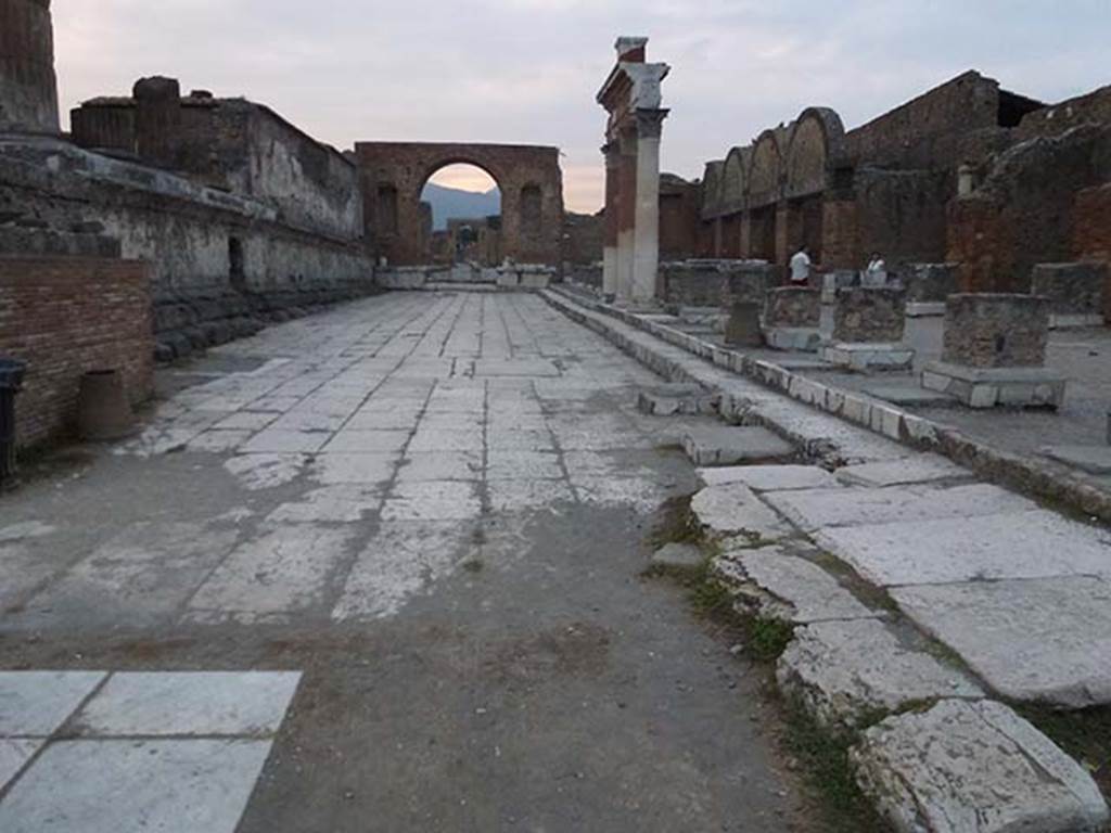 VII.8 Pompeii Forum. September 2011. North-east corner of Forum.
Photo courtesy of Michael Binns.