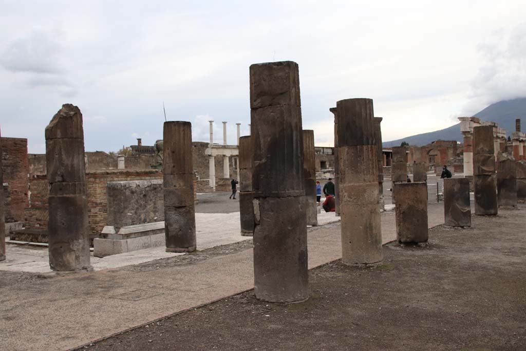 VII.8 Pompeii Forum. October 2020. Looking north-west from south-east corner. Photo courtesy of Klaus Heese.