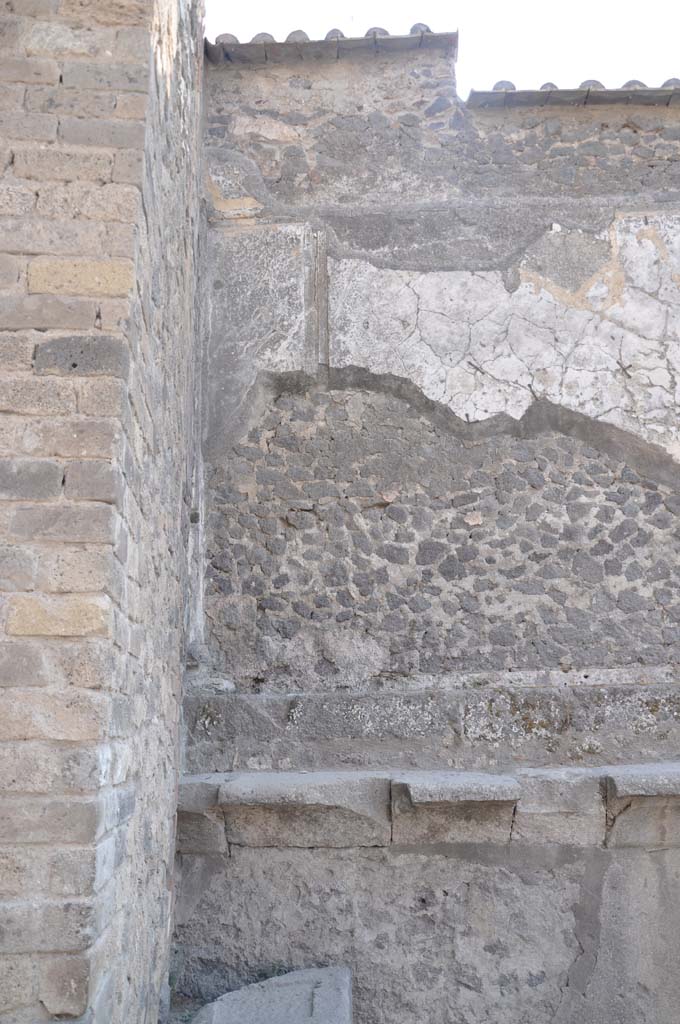 VII.8.1 Pompeii. July 2017. Looking towards west wall of Temple, in north-west corner
Foto Anne Kleineberg, ERC Grant 681269 DÉCOR.