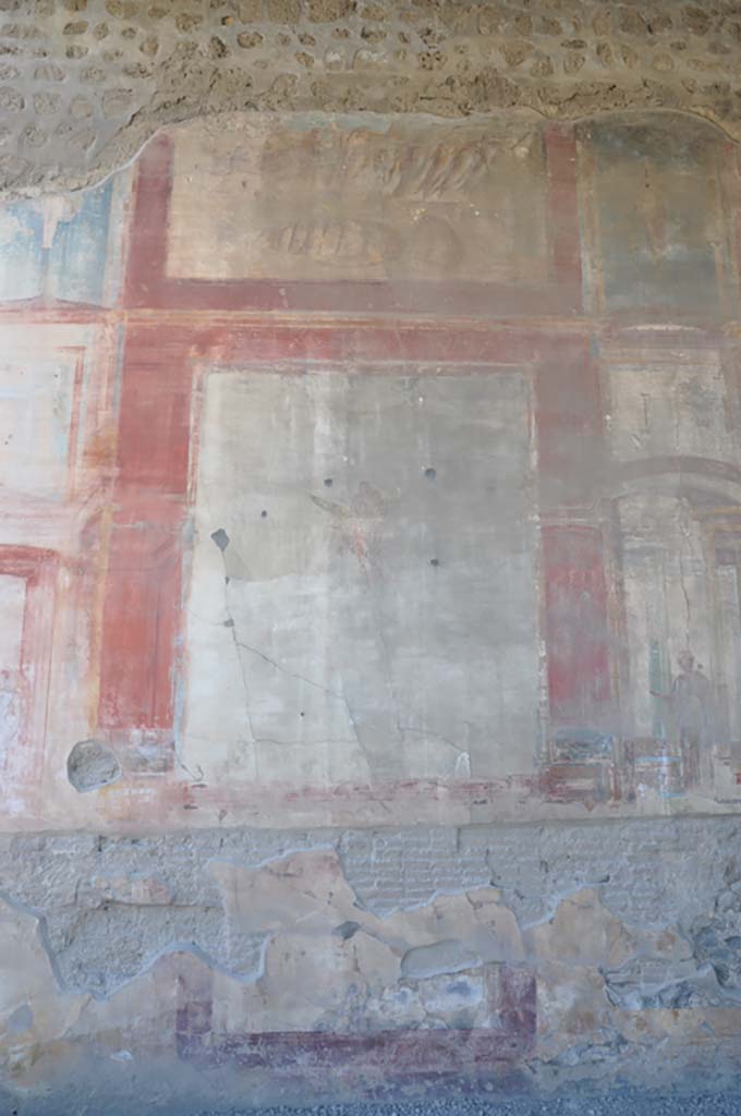 VII.9.7/8 Pompeii. July 2017. West wall.
Foto Annette Haug, ERC Grant 681269 DÉCOR.
