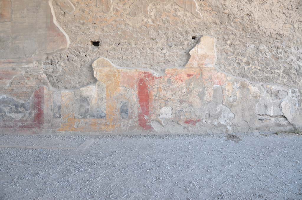 VII.9.7/8 Pompeii. July 2017. Lower north wall.
Foto Annette Haug, ERC Grant 681269 DÉCOR.