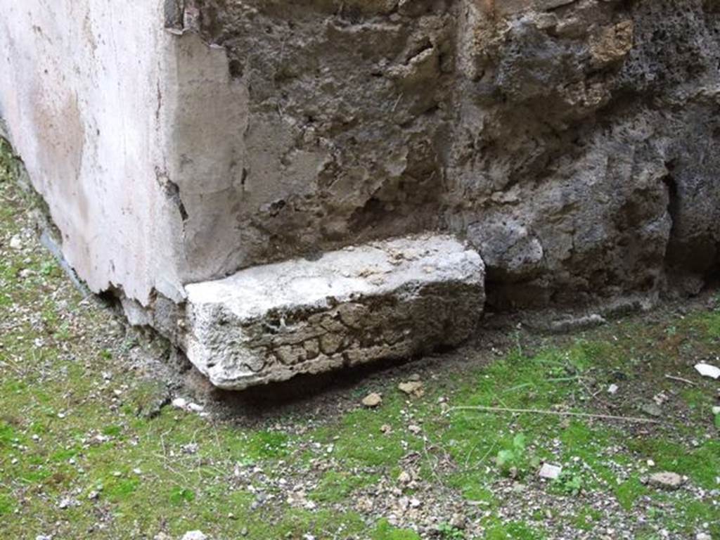 VII.11.14 Pompeii. March 2009. Room 13, north wall of steps to upper floor. .