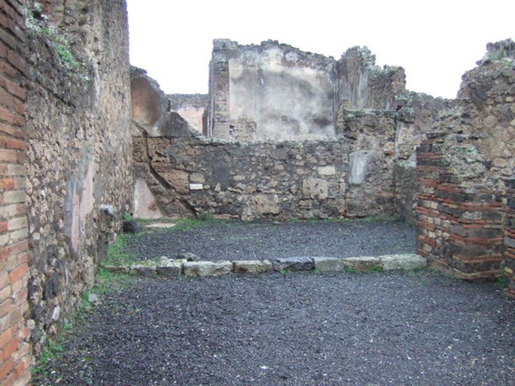 VII.14.6 Pompeii. December 2005. Looking north to rear room.
