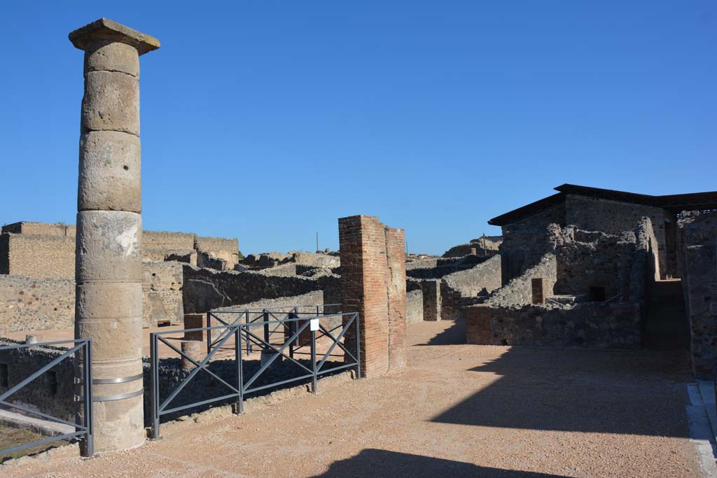 VII.15.2 Pompeii. October 2019. Area to rear of tablinum, looking north-east.  
Foto Annette Haug, ERC Grant 681269 DÉCOR