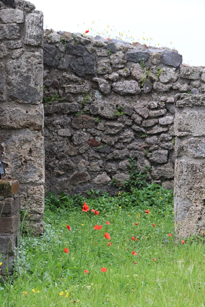 VII.16.12 Pompeii. May 2024. 
Doorway into room 26 in south-west corner of atrium. Photo courtesy of Klaus Heese.