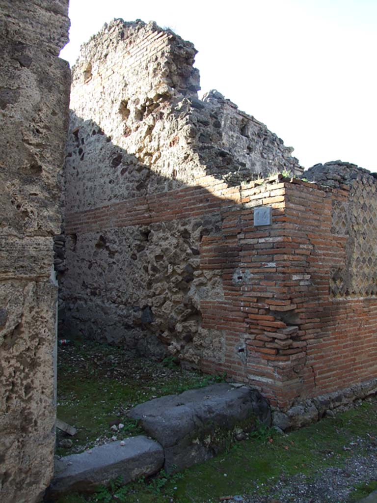 VII.16.14 Pompeii. December 2007. Steps to upper floor.