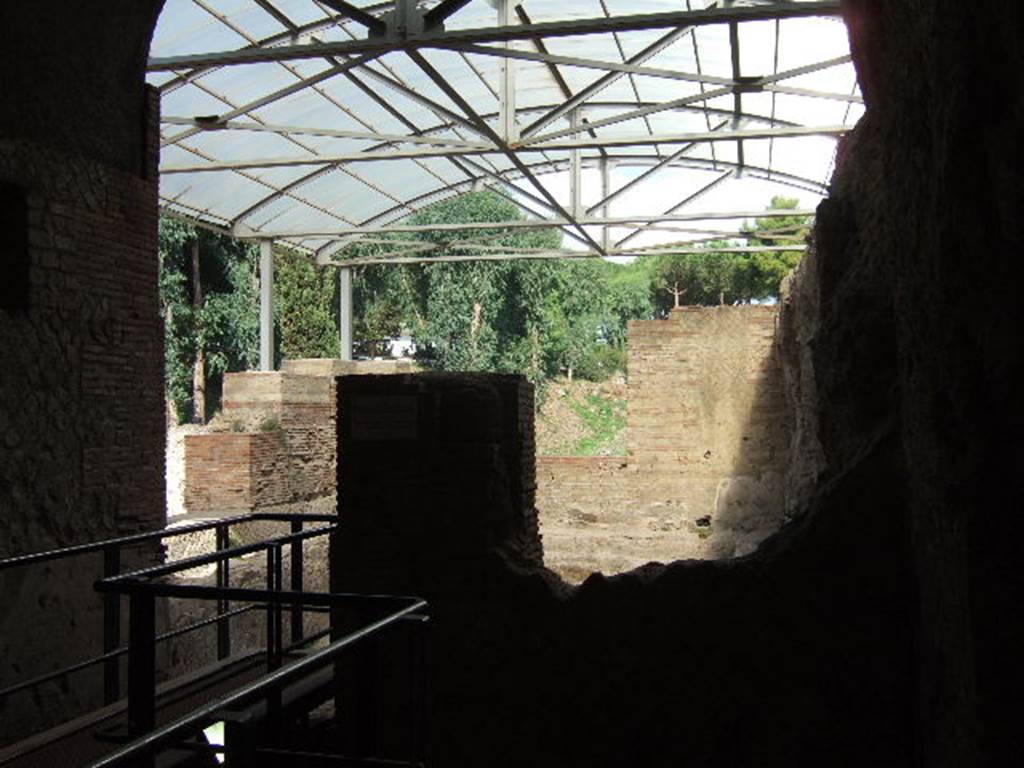VII.16.a Pompeii.  September 2005. Room 3, looking north to room 2, the hot pool.