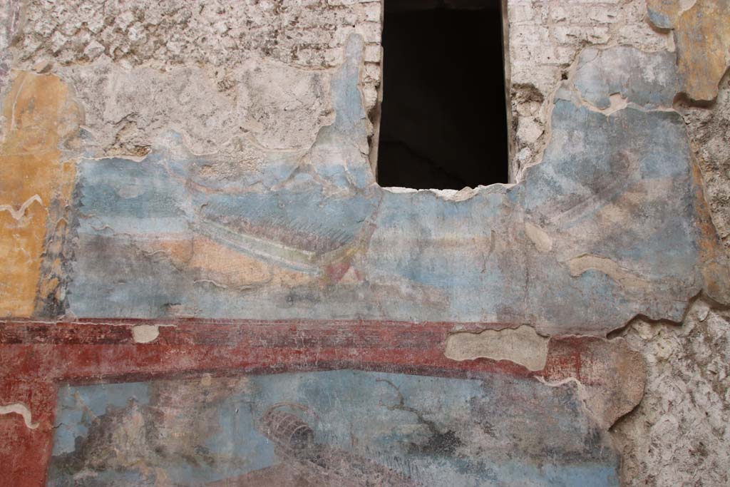 VII.16.a Pompeii. October 2020. Room 9, south wall. Photo courtesy of Klaus Heese.
