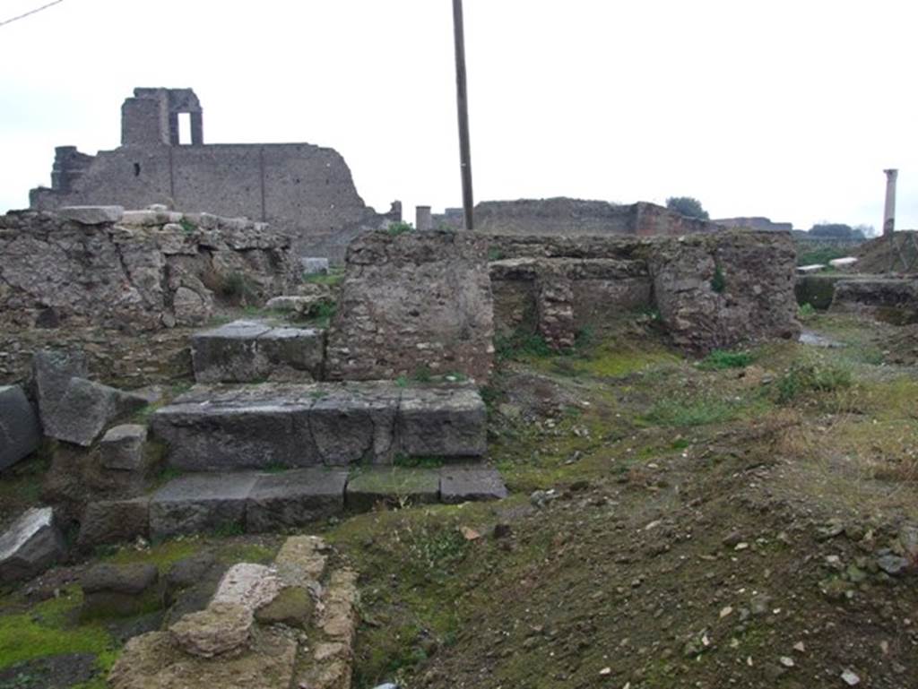 VIII.1.3 Pompeii. December 2007. Looking east.
