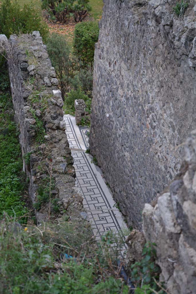 VIII.2.3 Pompeii. November 2017. Looking south to lower level and corridor belonging to VIII.2.1. 
Foto Annette Haug, ERC Grant 681269 DÉCOR.