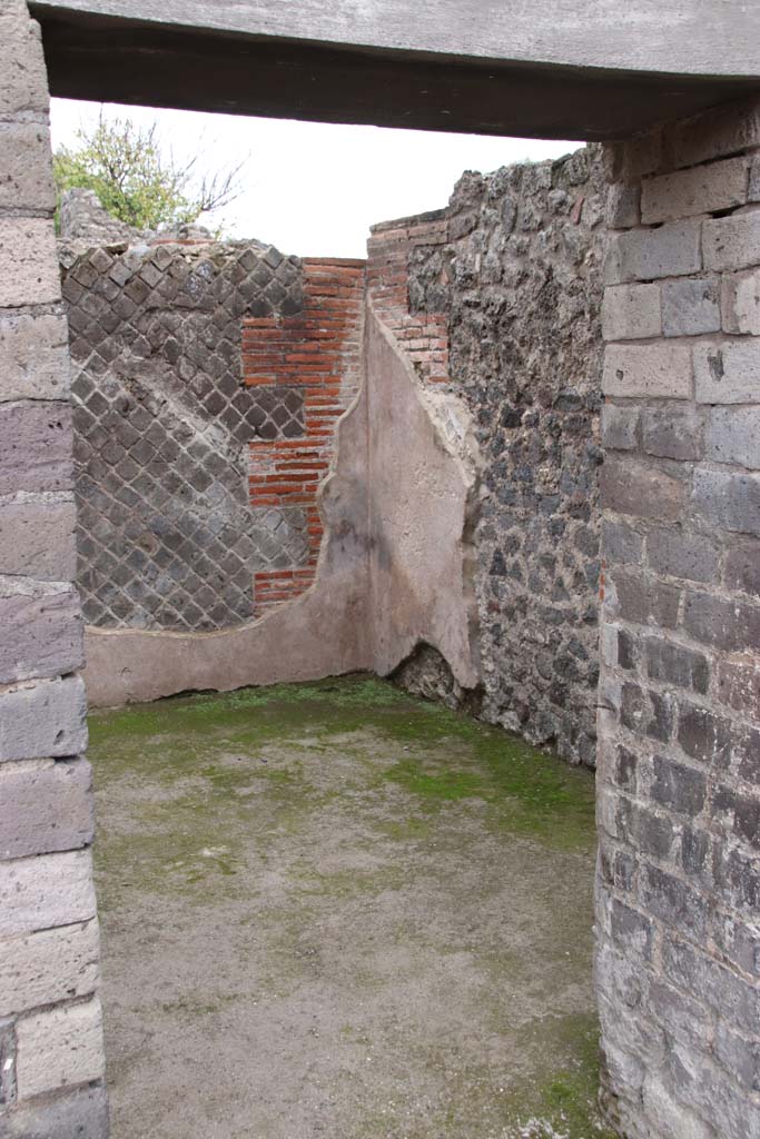 VIII.2.14 Pompeii. October 2020. Looking towards south-east corner of room on south side of entrance corridor.
Photo courtesy of Klaus Heese.