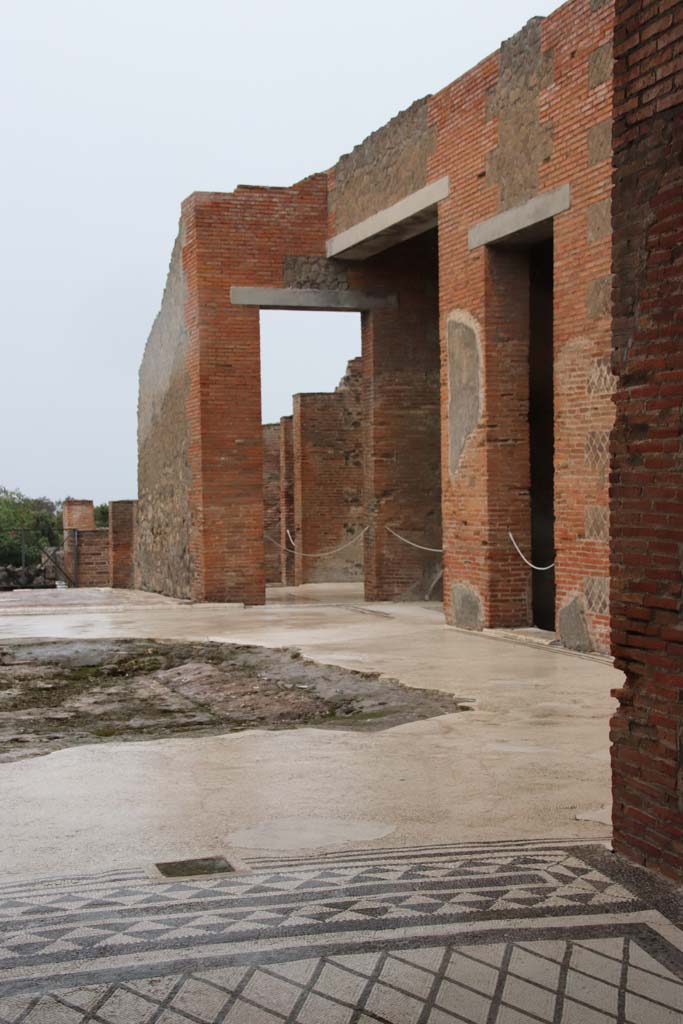 VIII.2.16 Pompeii. October 2020. Looking west across atrium towards north-west corner. 
Photo courtesy of Klaus Heese.