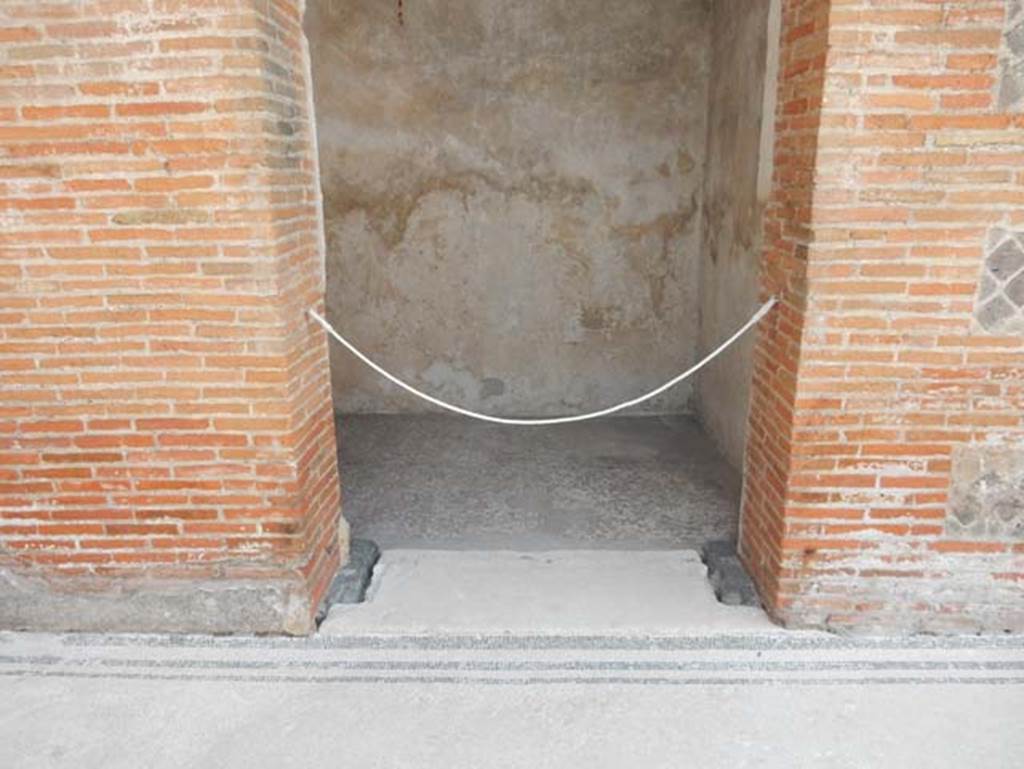 VIII.2.16 Pompeii. May 2017.  Doorway to cubiculum in south-east corner of atrium. 
Photo courtesy of Buzz Ferebee.