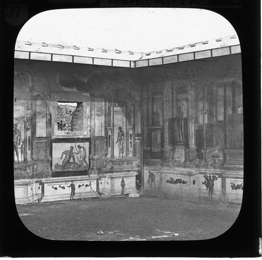 VIII.2.23 Pompeii. Photo by York and Son, in or before 1890. Looking towards the south-east corner.
Used with the permission of the Institute of Archaeology, University of Oxford. 
File name Passmorebx9im 033. Resource ID. 36565.
See photo on University of Oxford HEIR database