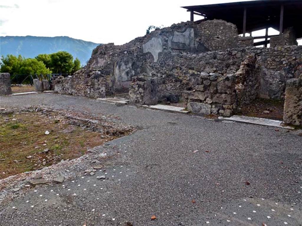 VIII.2.26 Pompeii. September 2011. Looking south-west across atrium.
