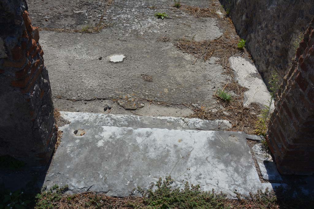 VIII.2.34 Pompeii. September 2019. Looking south towards doorway threshold into room ‘n’.
 Foto Annette Haug, ERC Grant 681269 DÉCOR.