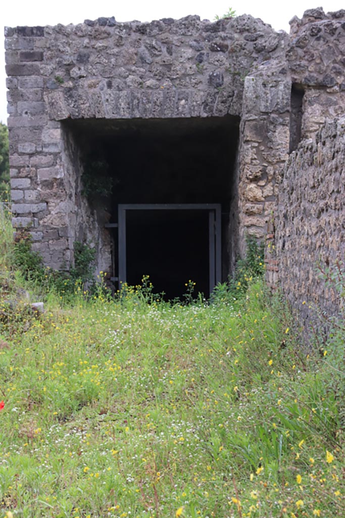 VIII.2.36 Pompeii. May 2024. 
Entrance to passageway to lower level. Photo courtesy of Klaus Heese.