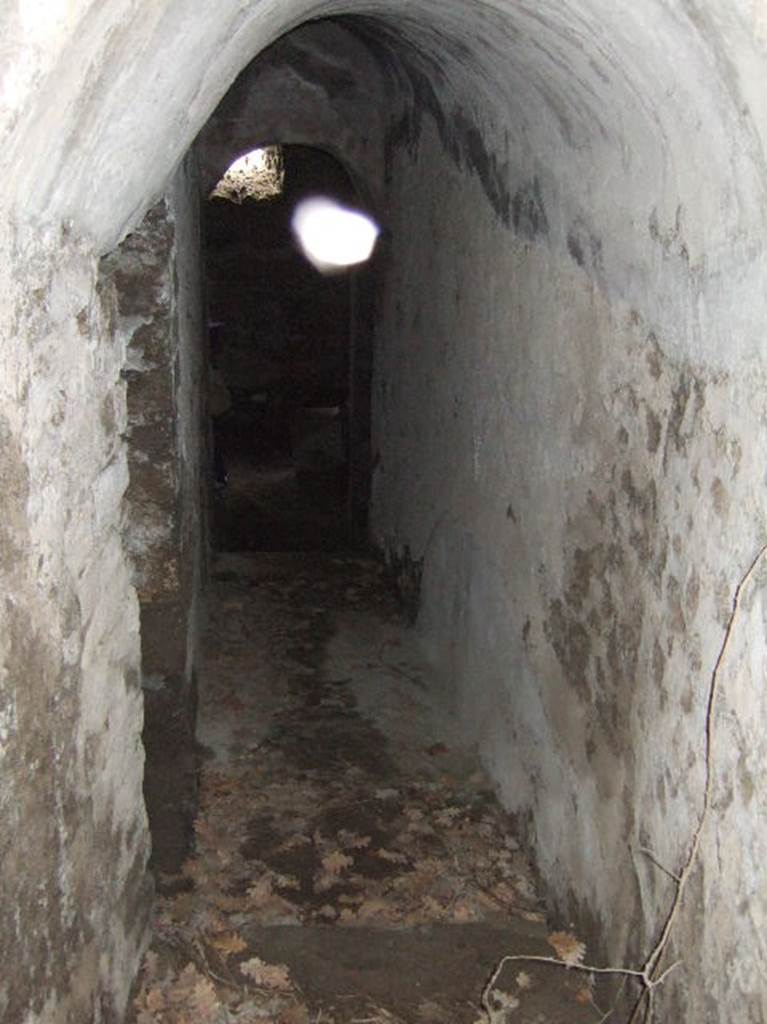 VIII.2.39 Pompeii. May 2006. Corridor 01 looking south on second lower floor.